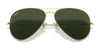Ray-Ban AVIATOR LARGE METAL II RB3026 Sunglasses | Size 62 / Arista Gold №L2846 / G-15 Green (3N 13.2%)