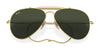 Ray-Ban OUTDOORSMAN I RB3030 Sunglasses | Size 58 / Black №L9500 / G-15 Green (3N 13.2%)
