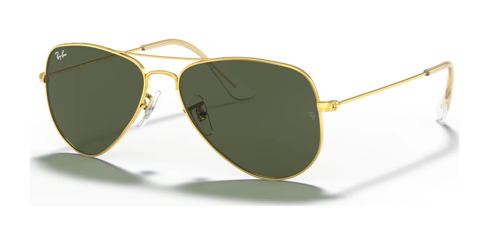 Ray-Ban AVIATOR SMALL METAL RB3044 Sunglasses Arista Gold / G-15 Green