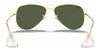 Ray-Ban AVIATOR SMALL METAL RB3044 Sunglasses | Size 52 / Gold №L0207 / G-15 Green (3N 13.2%)