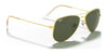 Ray-Ban AVIATOR SMALL METAL RB3044 Sunglasses | Size 52 / Gold №L0207 / G-15 Green (3N 13.2%)