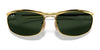 Ray-Ban OLYMPIAN I DELUXE RB3119M Sunglasses | Size 62 / Arista Gold №001/31 / G-15 Green (3N 13.2%)