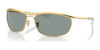 Ray-Ban OLYMPIAN I DELUXE RB3119M Sunglasses | Size 62 / Arista Gold №001/56 / Blue (2N 24%)