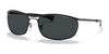 Ray-Ban OLYMPIAN I DELUXE RB3119M Sunglasses | Size 62 / Black №002/R5 / Blue (3N 11.20%)