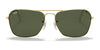 Ray-Ban CARAVAN RB3136 Sunglasses / Arista Gold №1 / G-15 Green (3N 13.2%) / Size 58