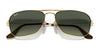 Ray-Ban CARAVAN RB3136 Sunglasses / Arista Gold №1 / G-15 Green (3N 13.2%) / Size 58