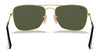 Ray-Ban CARAVAN RB3136 Sunglasses / Arista Gold №1 / G-15 Green (3N 13.2%) / Size 58
