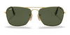 Ray-Ban CARAVAN RB3136 Sunglasses / Arista Gold №1 / G-15 Green (3N 13.2%) / Size 58