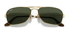 Ray-Ban CARAVAN RB3136 Sunglasses / Arista Gold №1 / G-15 Green (3N 13.2%) / Size 58