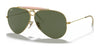 Ray-Ban SHOOTER RB3138 Sunglasses / Arista Gold №1 / G-15 Green (3N 13.2%) / Size 58
