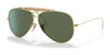 Ray-Ban SHOOTER RB3138 Sunglasses / Arista Gold №W3401 / G-15 Green (3N 13.2%) / Size 58
