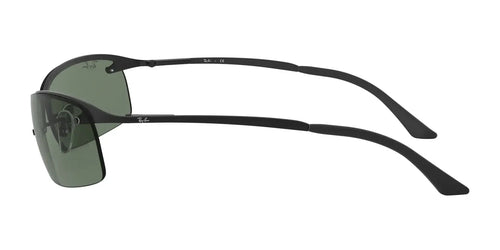 Ray-Ban RB3183 Sunglasses / Size 63 / Black №006/71 / Green (3N 14.0%)