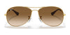 Ray-Ban COCKPIT RB3362 Sunglasses / Gunmetal №4 / G-15 Green (3N 13.2%) / Size 56