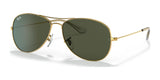 Ray-Ban COCKPIT RB3362 Sunglasses Arista Gold / G-15 Green