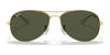 Ray-Ban COCKPIT RB3362 Sunglasses / Gunmetal №4 / G-15 Green (3N 13.2%) / Size 56