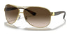 Ray-Ban RB3386 Sunglasses / Arista Gold №001/13 / Brown Gradient (3N 16%) / Size 63