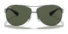 Ray-Ban RB3386 Sunglasses / Gunmetal №004/71 / Dark Green (3N 12.9%) / Size 63