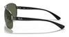 Ray-Ban RB3386 Sunglasses / Gunmetal №004/71 / Dark Green (3N 12.9%) / Size 63