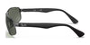 Ray-Ban RB3445 Sunglasses / Gunmetal №4 / Green Classic G-15 (3N 12.9%) / Size 61