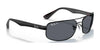 Ray-Ban RB3445 Sunglasses / Gunmetal №4 / Green Classic G-15 (3N 12.9%) / Size 61