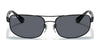 Ray-Ban RB3445 Sunglasses / Gunmetal №4 / Green Classic G-15 (3N 12.9%) / Size 61