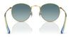 Ray-Ban ROUND METAL RB3447 Sunglasses / Matte Havana On Matte Silver №9277B1 / Dark Grey (3N 15.30%) / Size 50