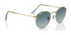 Ray-Ban ROUND METAL RB3447 Sunglasses / Matte Havana On Matte Silver №9277B1 / Dark Grey (3N 15.30%) / Size 50