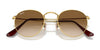 Ray-Ban ROUND METAL RB3447 Sunglasses / Matte Havana On Matte Silver №9277B1 / Dark Grey (3N 15.30%) / Size 50