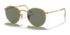 Ray-Ban ROUND METAL RB3447 Sunglasses / Arista Gold №001/58 / G-15 Green (Polarized) (3P 11%) / Size 50