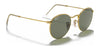 Ray-Ban ROUND METAL RB3447 Sunglasses / Matte Havana On Matte Silver №9277B1 / Dark Grey (3N 15.30%) / Size 50