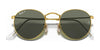 Ray-Ban ROUND METAL RB3447 Sunglasses / Matte Havana On Matte Silver №9277B1 / Dark Grey (3N 15.30%) / Size 50