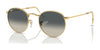 Ray-Ban ROUND METAL RB3447 Sunglasses / Gold №001/71 / Grey (3N 14.02%) / Size 47