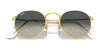Ray-Ban ROUND METAL RB3447 Sunglasses / Matte Havana On Matte Silver №9277B1 / Dark Grey (3N 15.30%) / Size 50