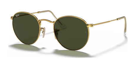 Ray-Ban ROUND METAL RB3447 Sunglasses Arista Gold / G-15 Green