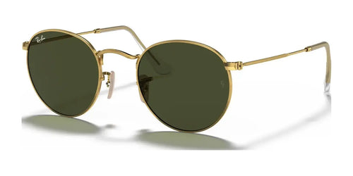 Ray-Ban ROUND METAL RB3447 Sunglasses / Matte Havana On Matte Silver №9277B1 / Dark Grey (3N 15.30%) / Size 50