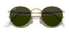 Ray-Ban ROUND METAL RB3447 Sunglasses / Matte Havana On Matte Silver №9277B1 / Dark Grey (3N 15.30%) / Size 50
