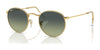 Ray-Ban ROUND METAL RB3447 Sunglasses / Arista Gold №001/BH / Green Vintage (2N 22%) / Size 47
