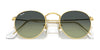 Ray-Ban ROUND METAL RB3447 Sunglasses / Matte Havana On Matte Silver №9277B1 / Dark Grey (3N 15.30%) / Size 50