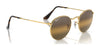 Ray-Ban ROUND METAL RB3447 Sunglasses / Matte Havana On Matte Silver №9277B1 / Dark Grey (3N 15.30%) / Size 50