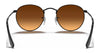 Ray-Ban ROUND METAL RB3447 Sunglasses / Matte Havana On Matte Silver №9277B1 / Dark Grey (3N 15.30%) / Size 50
