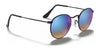 Ray-Ban ROUND METAL RB3447 Sunglasses / Matte Havana On Matte Silver №9277B1 / Dark Grey (3N 15.30%) / Size 50
