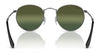 Ray-Ban ROUND METAL RB3447 Sunglasses / Matte Havana On Matte Silver №9277B1 / Dark Grey (3N 15.30%) / Size 50