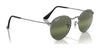 Ray-Ban ROUND METAL RB3447 Sunglasses / Matte Havana On Matte Silver №9277B1 / Dark Grey (3N 15.30%) / Size 50