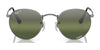 Ray-Ban ROUND METAL RB3447 Sunglasses / Matte Havana On Matte Silver №9277B1 / Dark Grey (3N 15.30%) / Size 50