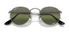 Ray-Ban ROUND METAL RB3447 Sunglasses / Matte Havana On Matte Silver №9277B1 / Dark Grey (3N 15.30%) / Size 50