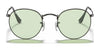 Ray-Ban ROUND METAL RB3447 Sunglasses / Matte Havana On Matte Silver №9277B1 / Dark Grey (3N 15.30%) / Size 50