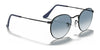 Ray-Ban ROUND METAL RB3447 Sunglasses / Matte Havana On Matte Silver №9277B1 / Dark Grey (3N 15.30%) / Size 50