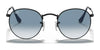 Ray-Ban ROUND METAL RB3447 Sunglasses / Matte Havana On Matte Silver №9277B1 / Dark Grey (3N 15.30%) / Size 50