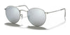 Ray-Ban ROUND METAL RB3447 Sunglasses / Silver №019/30 / Silver Flash (3N 10.27%) / Size 50