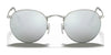 Ray-Ban ROUND METAL RB3447 Sunglasses / Matte Havana On Matte Silver №9277B1 / Dark Grey (3N 15.30%) / Size 50